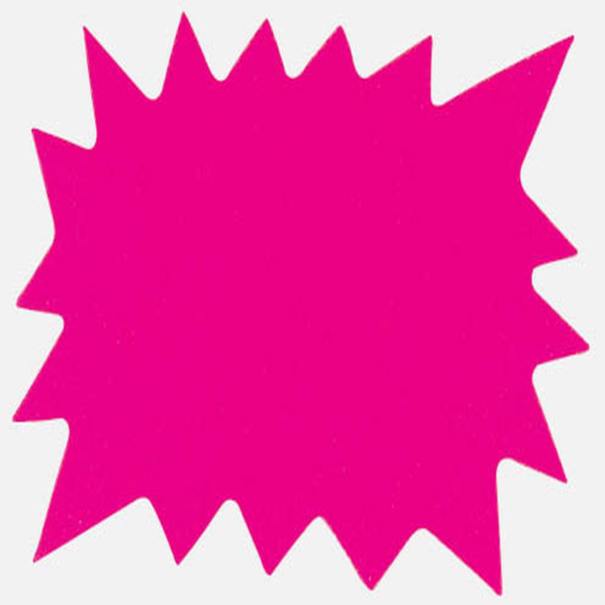 5 Fluorescent Flashes Shapes 185x295mm