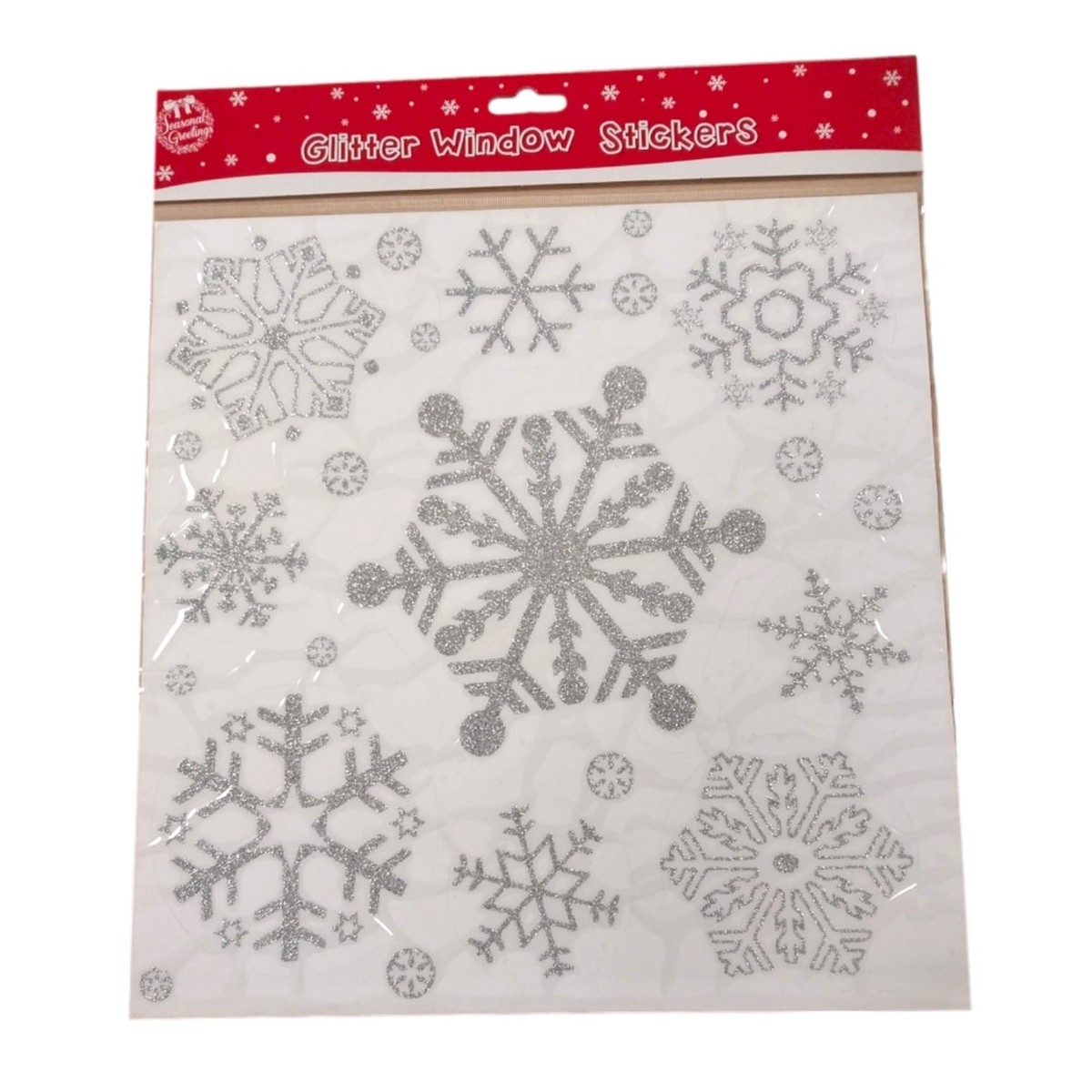 Christmas Window Glitter Stickers