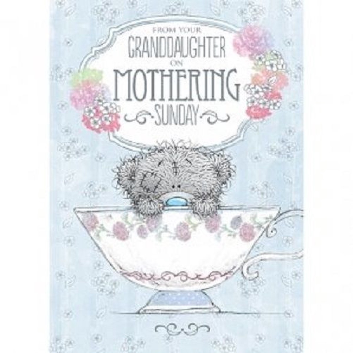 From Your Granddaughter Me to You Bear Mothers Day Card