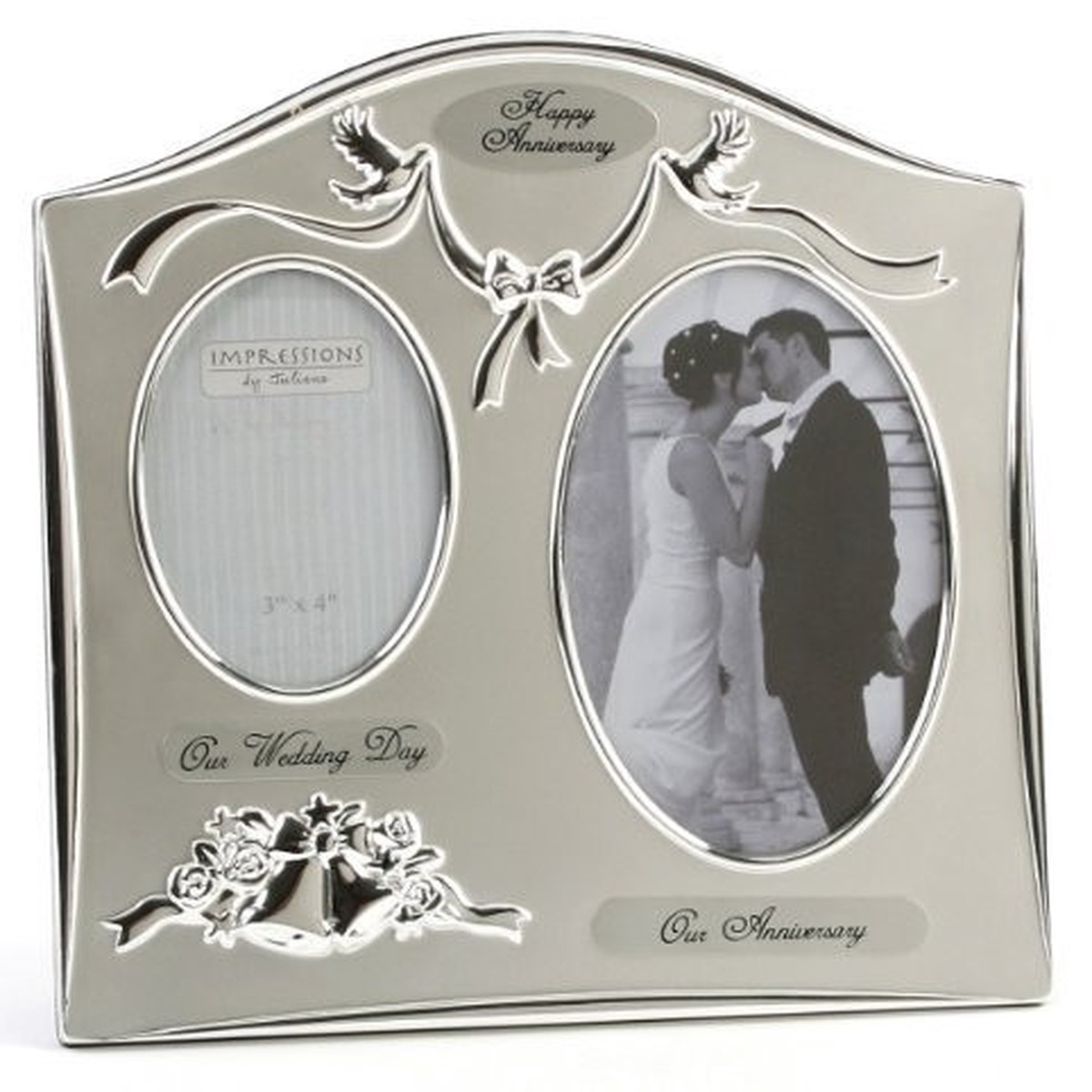 Juliana P/Frame 2Tone S/Plated Double "Our Anniversary"