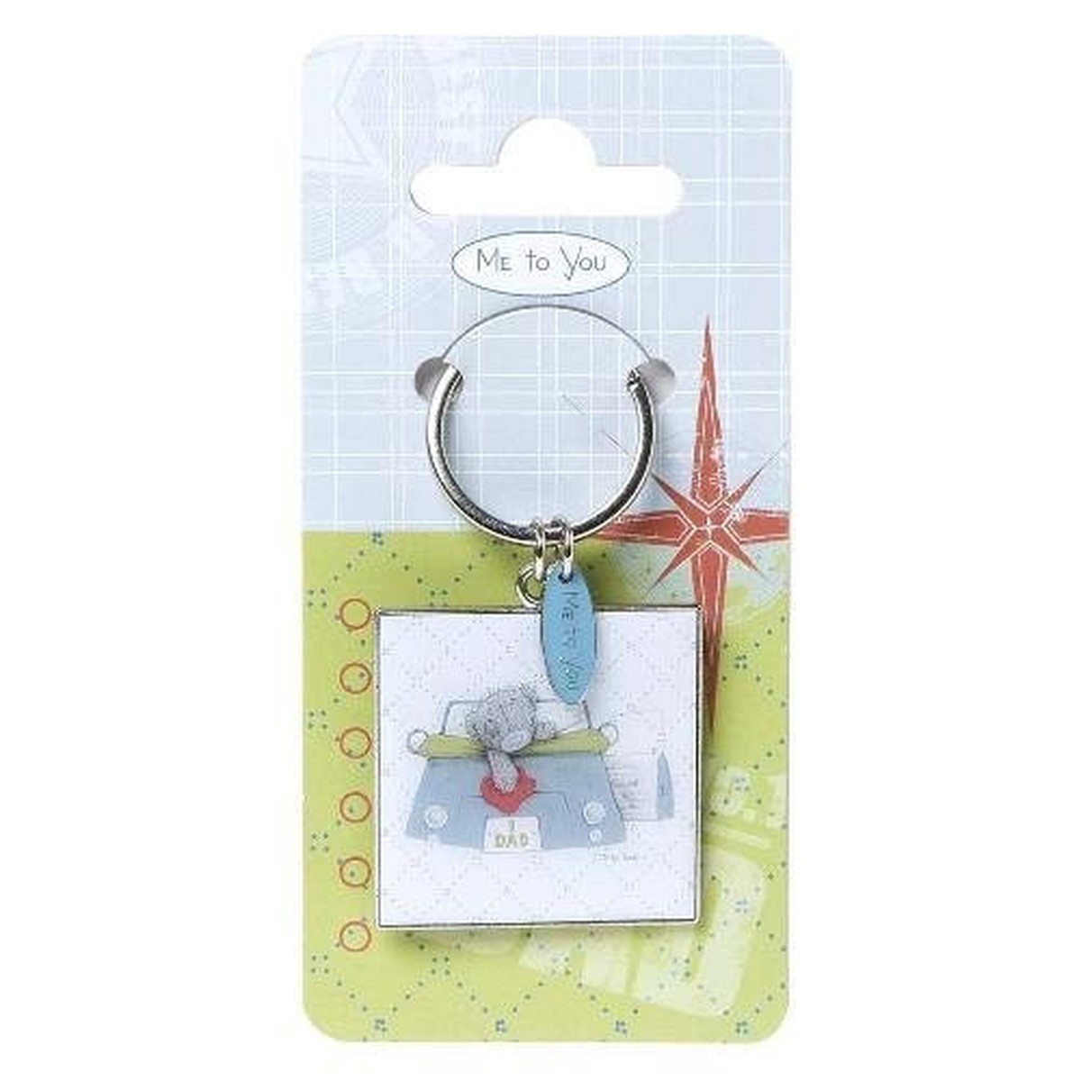 Me to You Fathers Day No 1 Dad Keyring - G01K0153