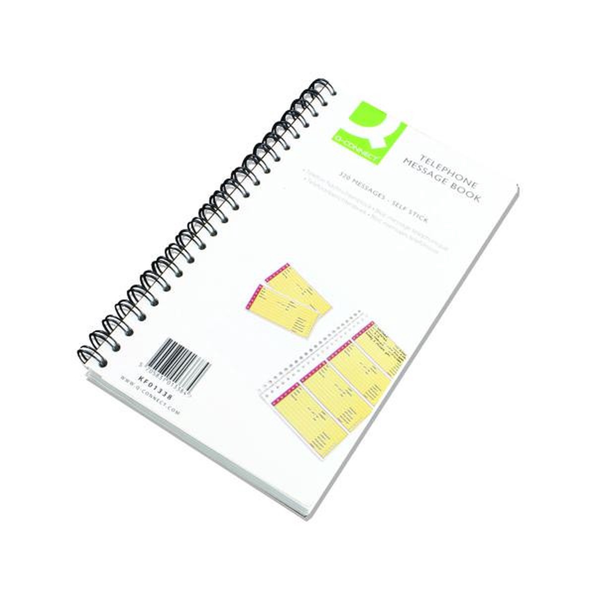 Q-Connect Self Sticky Telephone Message Book 320 Messages