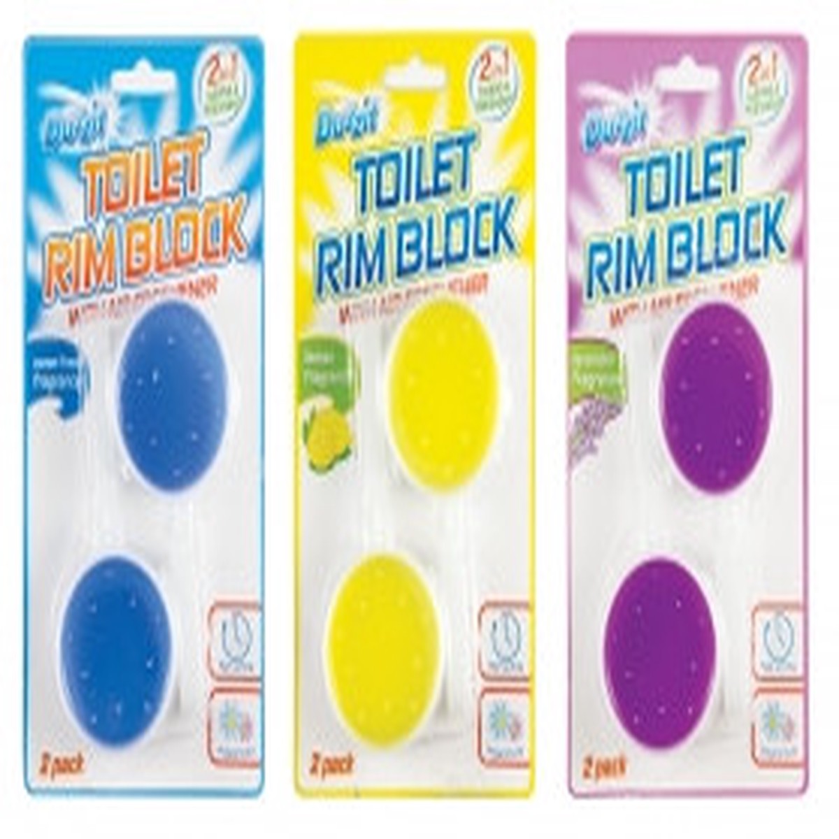 2in1 Toilet Rim Block and Freshener