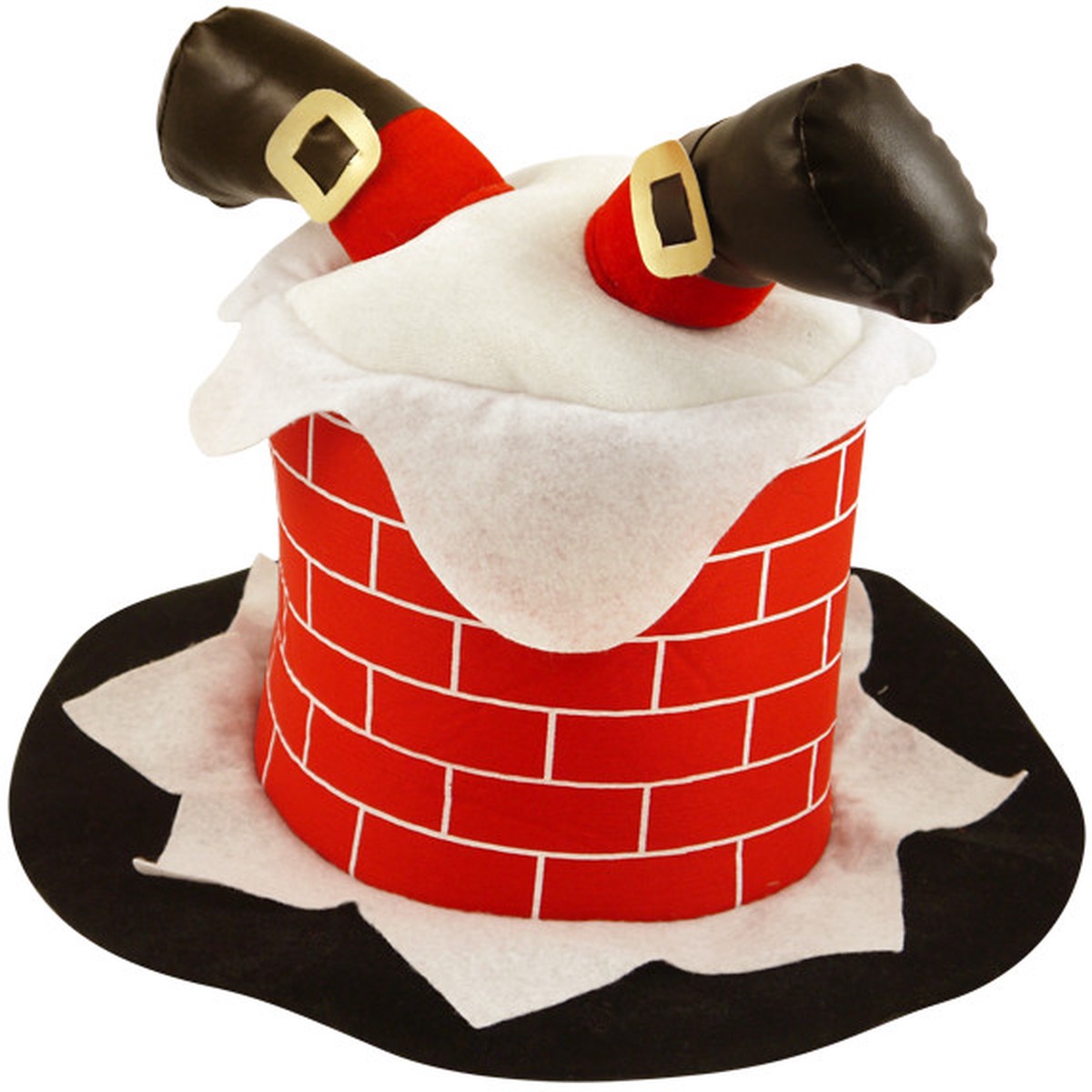 Adult Chimney Hat with Santa Legs