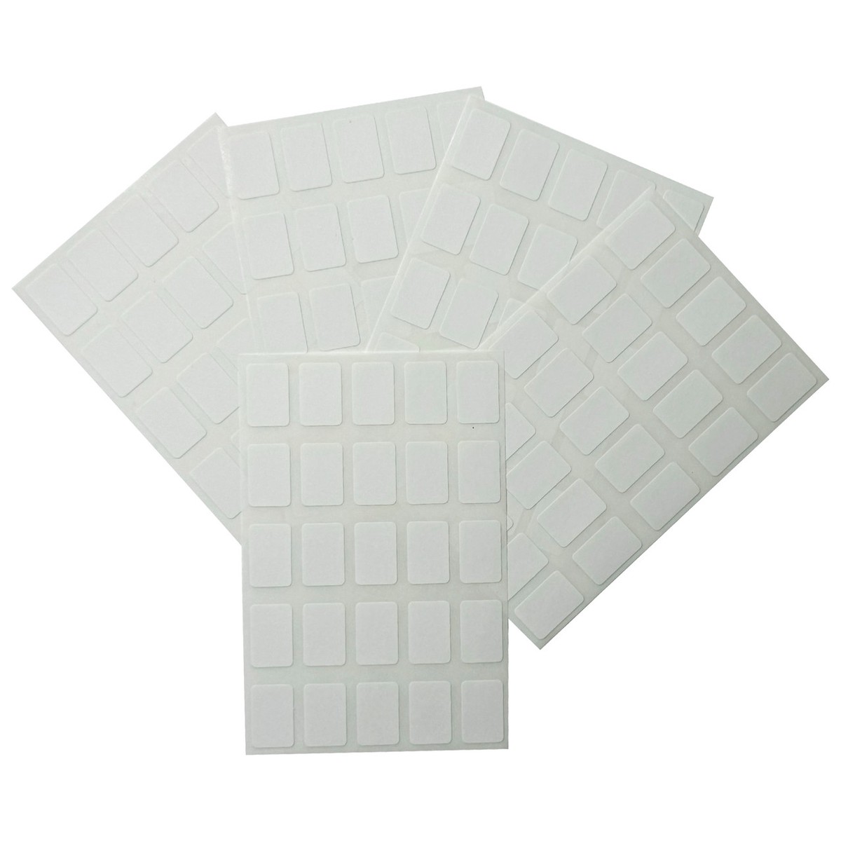 Pack of 240 White 18x20mm Rectangular Labels - Send 2 Packs