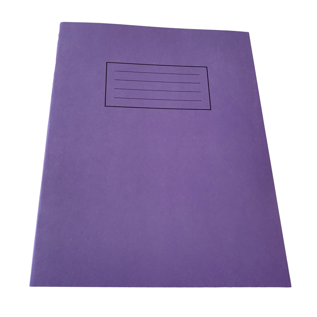 Pack of 25 Janrax 9×7″ Purple 80 Pages Feint and Ruled Exercise Books