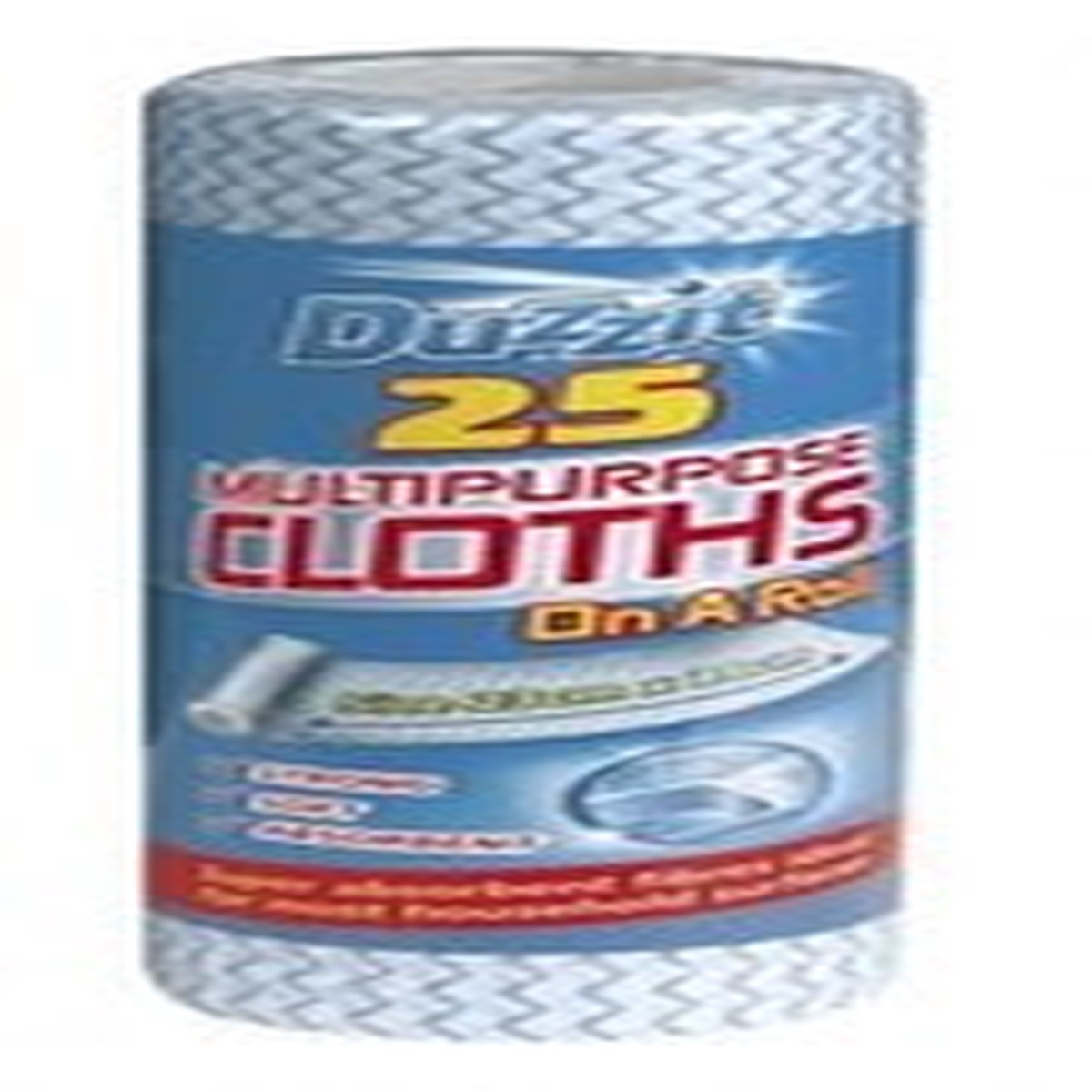 25 Multipurpose Cloths on a Roll
