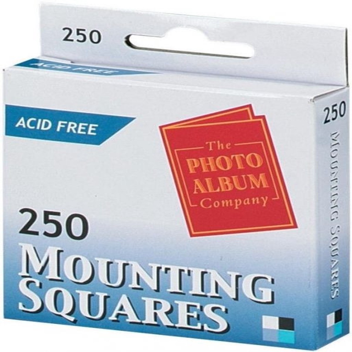 250 Photo Mounts – Acid Free Mounting Squares (The Photo Album Company)