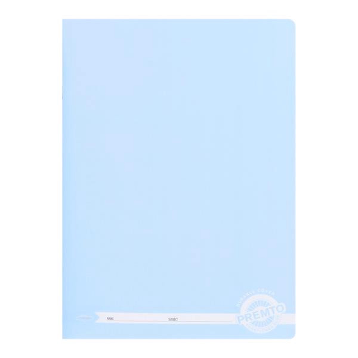 A4 120 Pages Pastel Cornflower Blue Durable Cover Manuscript Book by Premto