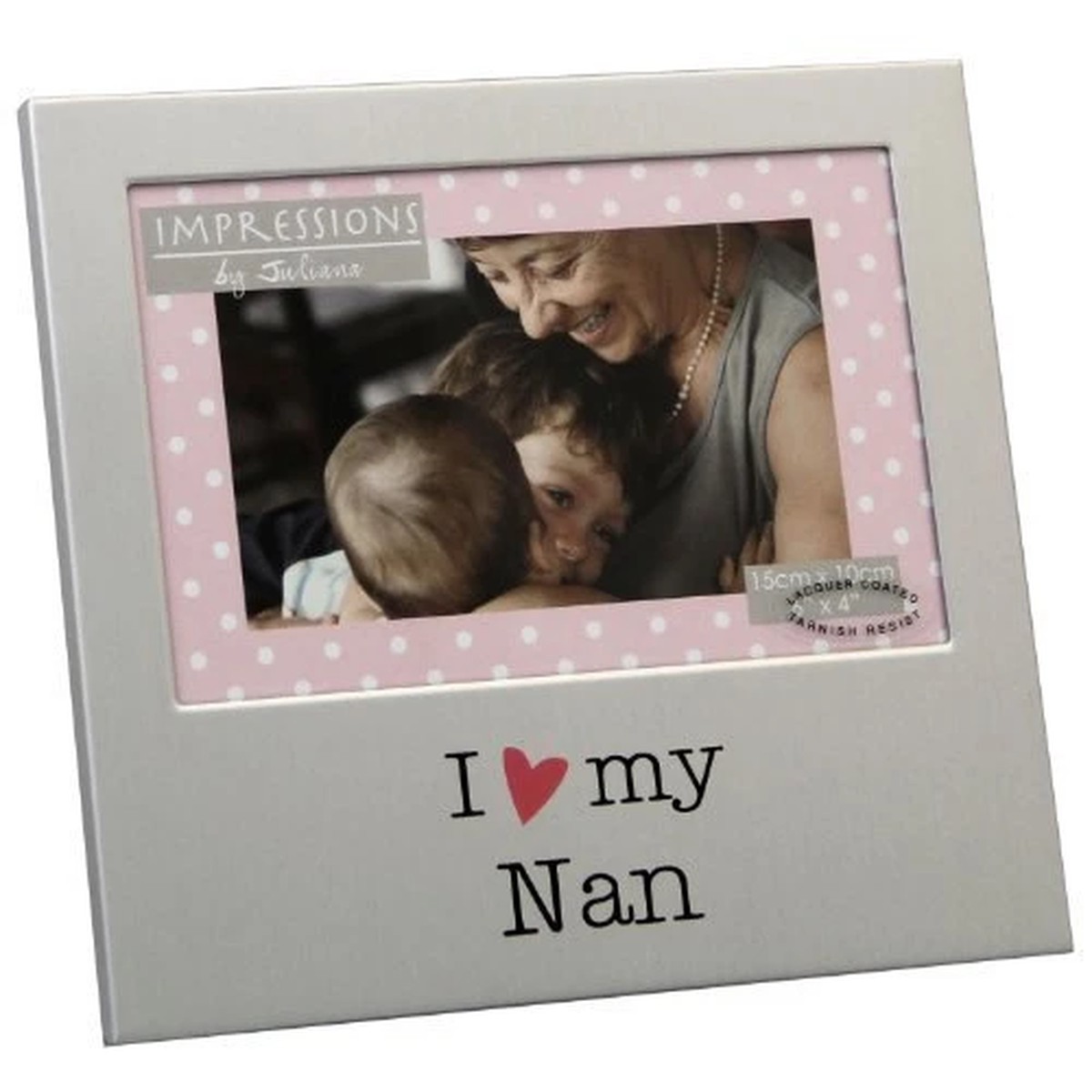 Juliana Aluminium Photo Frame 4" x 6" - Nan
