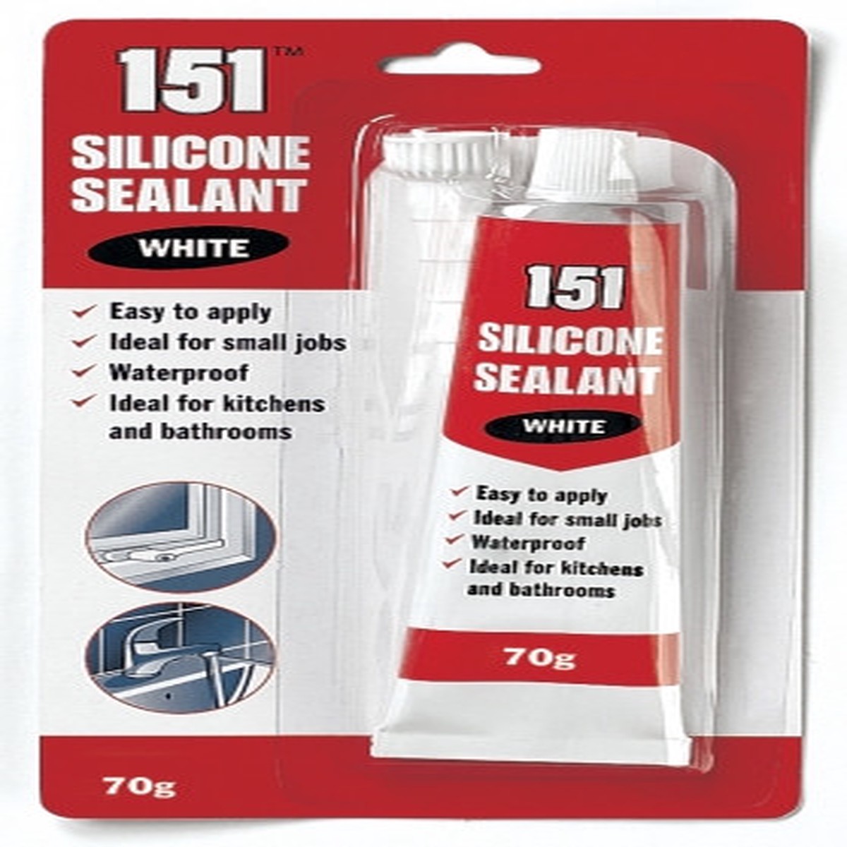 White Silicone Tube 70g