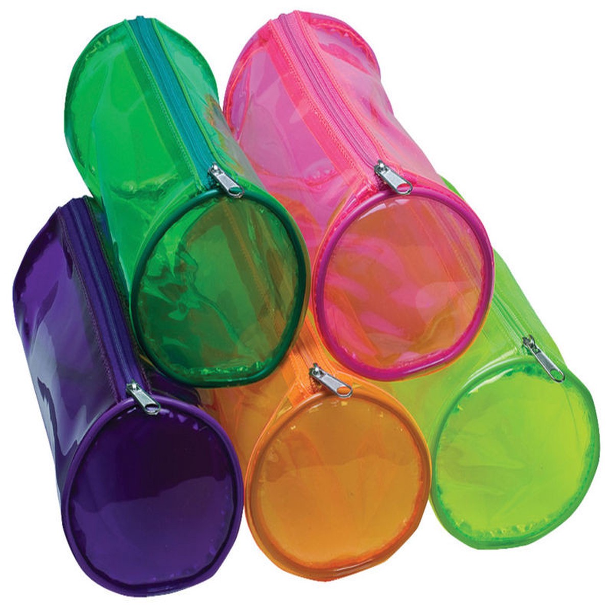 Clear View Cylinder Pencil Case