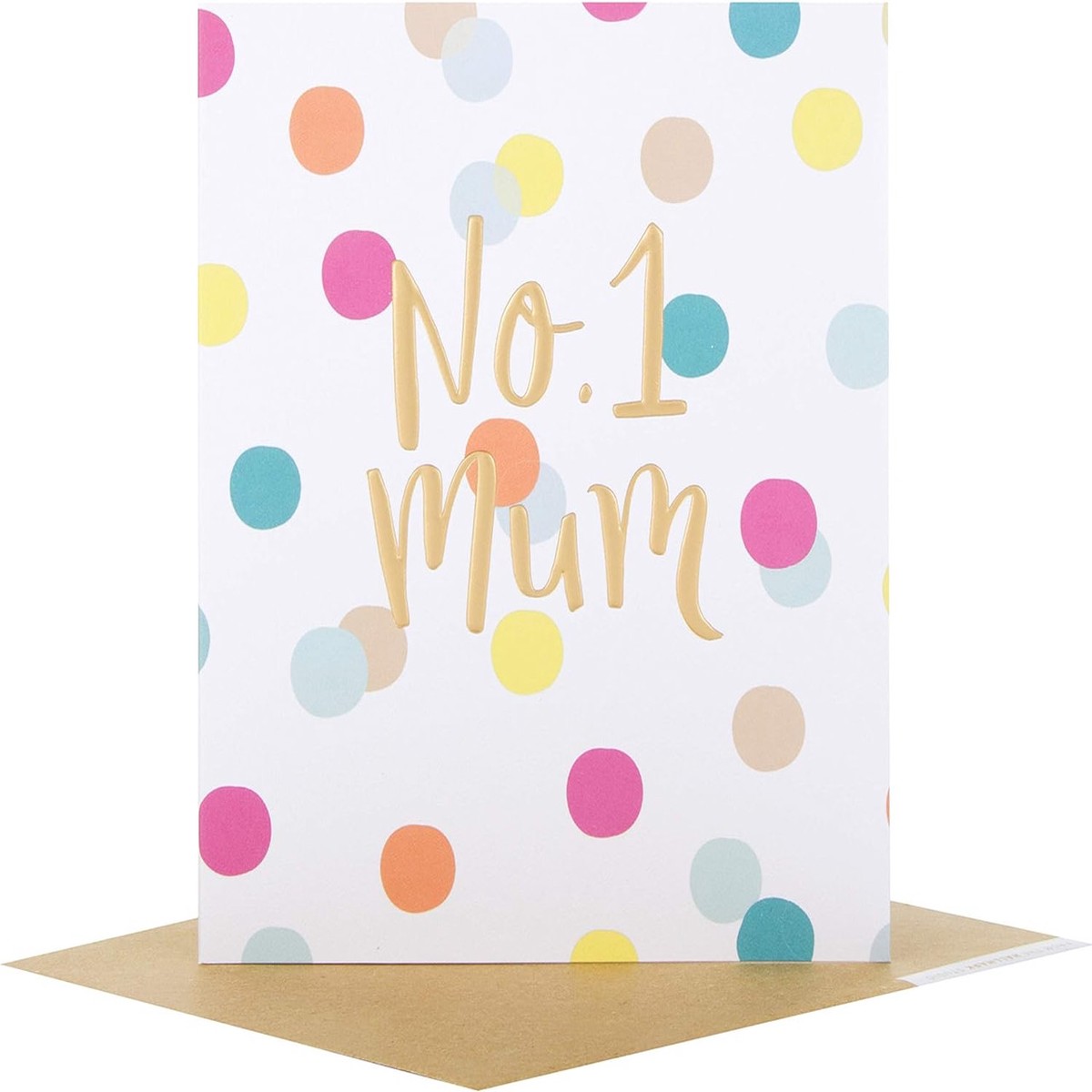 Hallmark Mum Mother's Day Card 'No1' - Medium