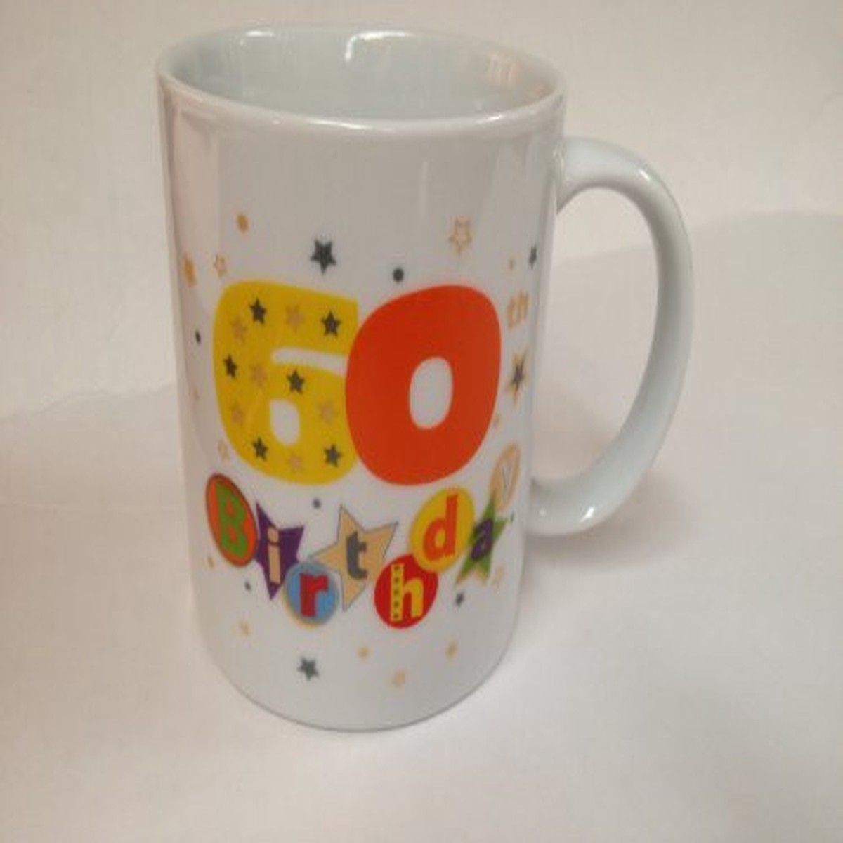 Happy 60th Birthday China Mug – Talking Pictures Fanfare Collection