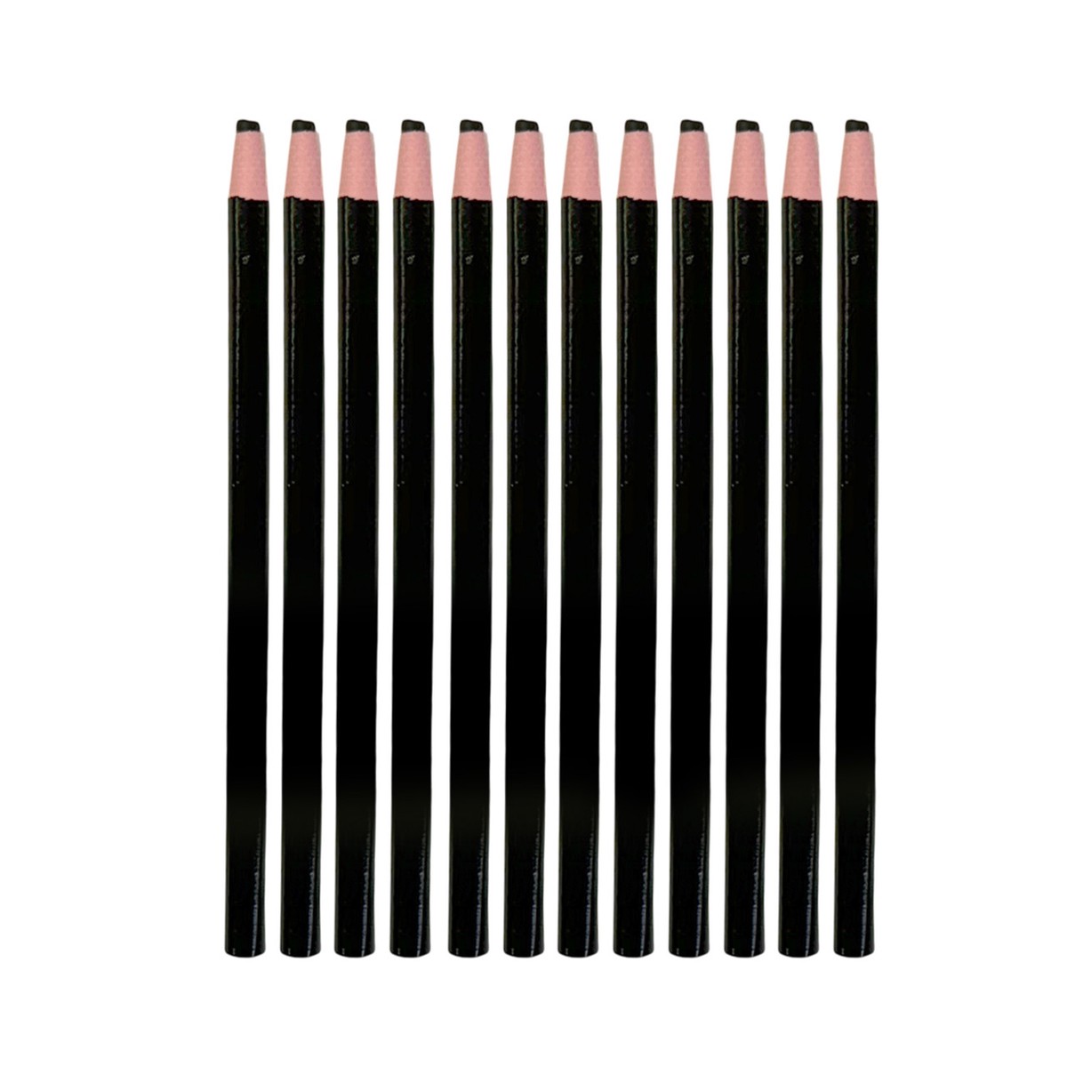 Pack of 12 Black Chinagraph Pencils by Janrax – Peel Off China Markers