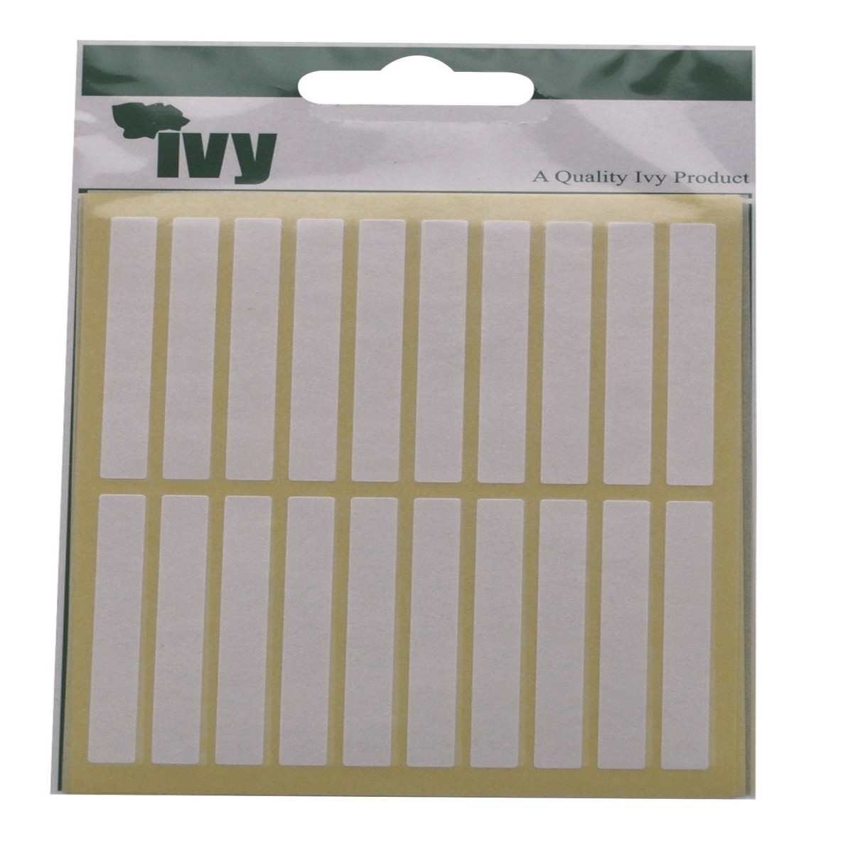 Pack of 140 White 6x50mm Rectangular Labels