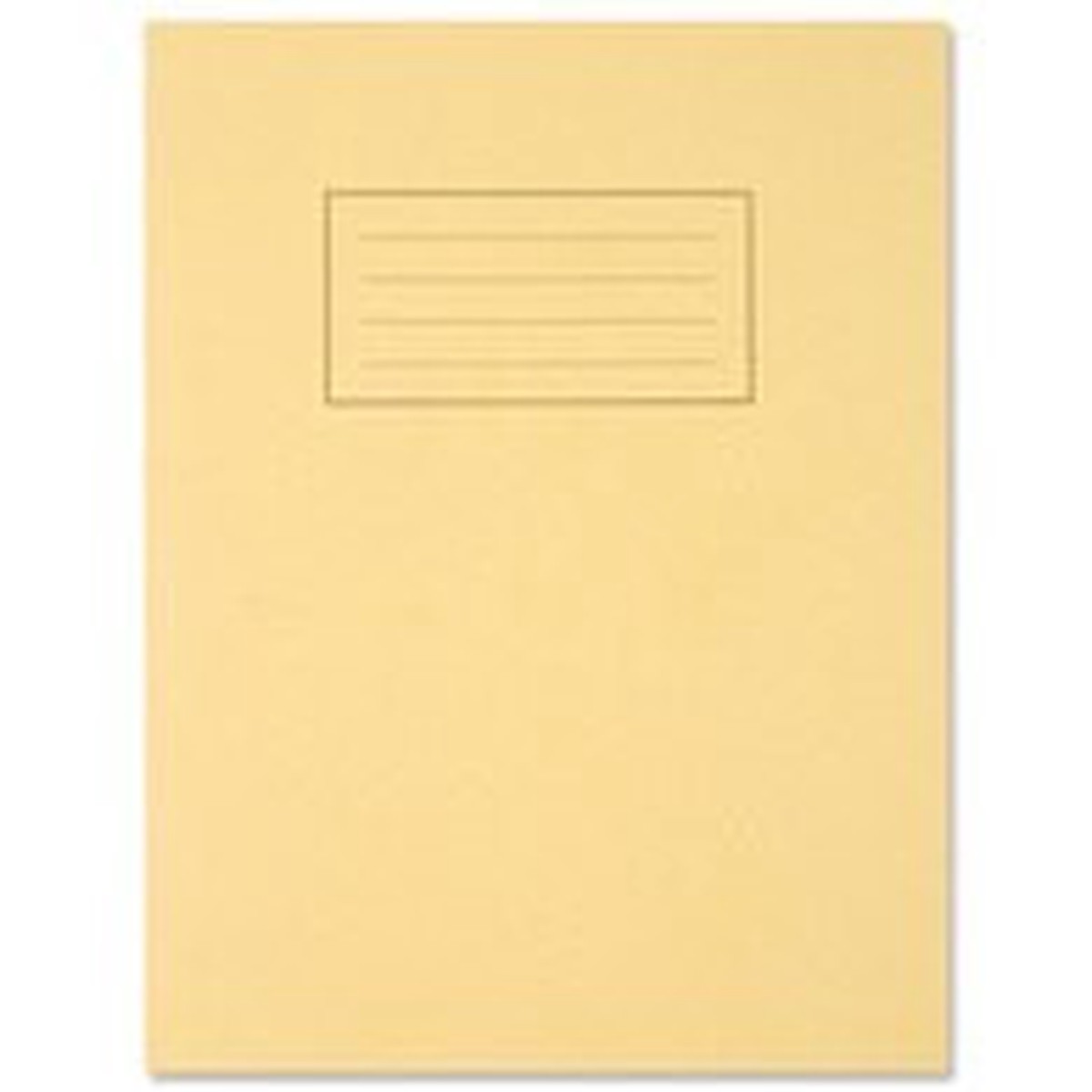 9″x7″ Yellow Exercise Book – Lined with Margin