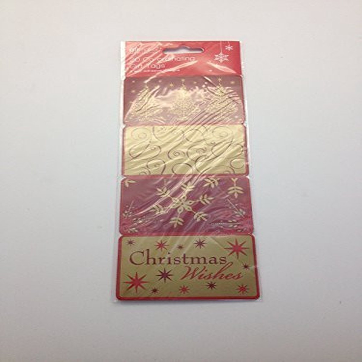 Gift Tag with Four Self Adhesive Designs