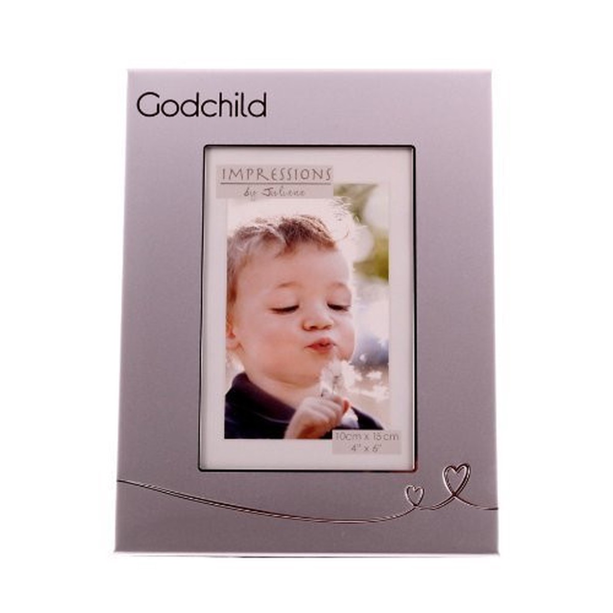Godchild Two Tone 6×4 Photo Frame, Godson or Goddaughter Picture Frame, Special Gift for Christening, Baptism, Birthday and Keepsake