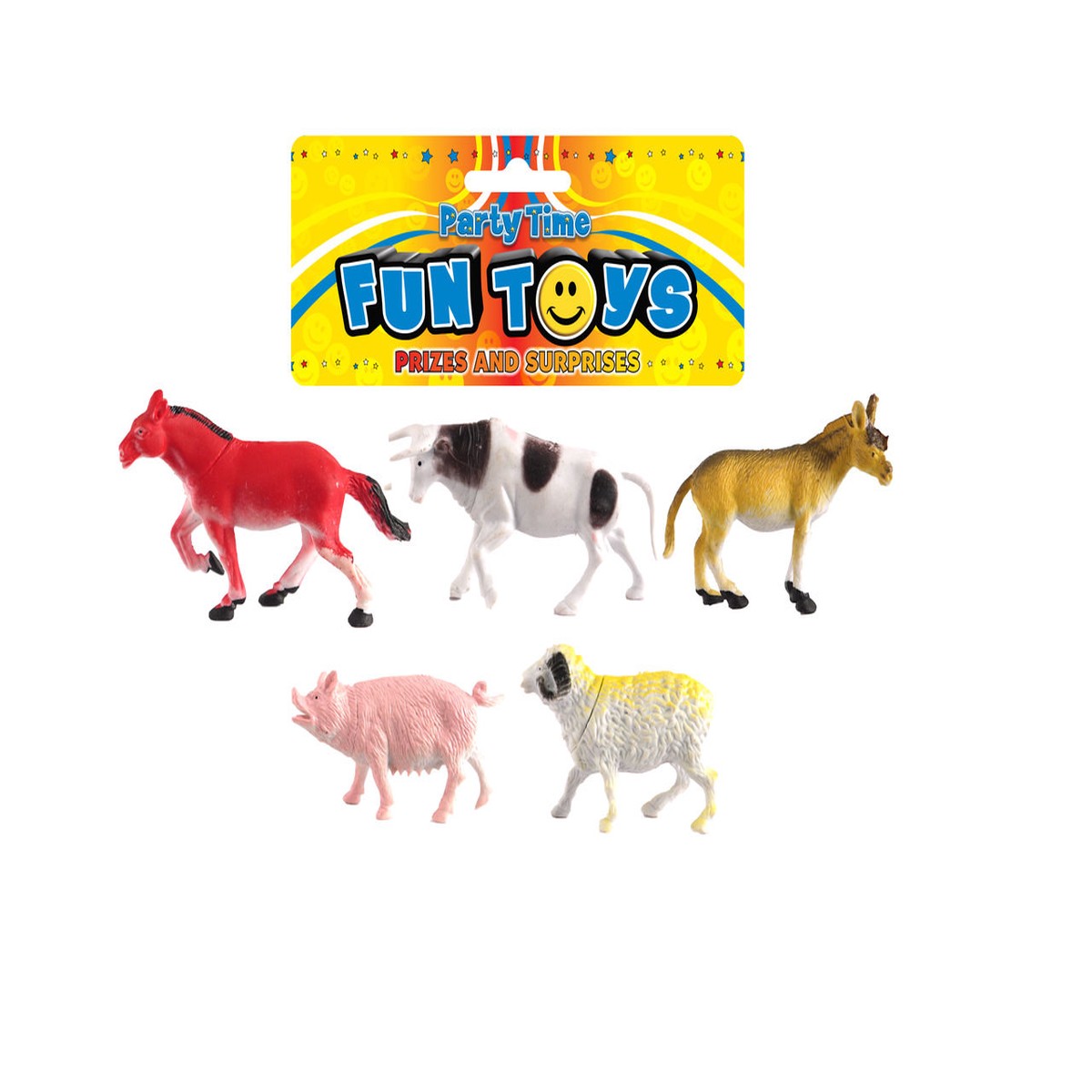 Pack of 5 Farm Animal