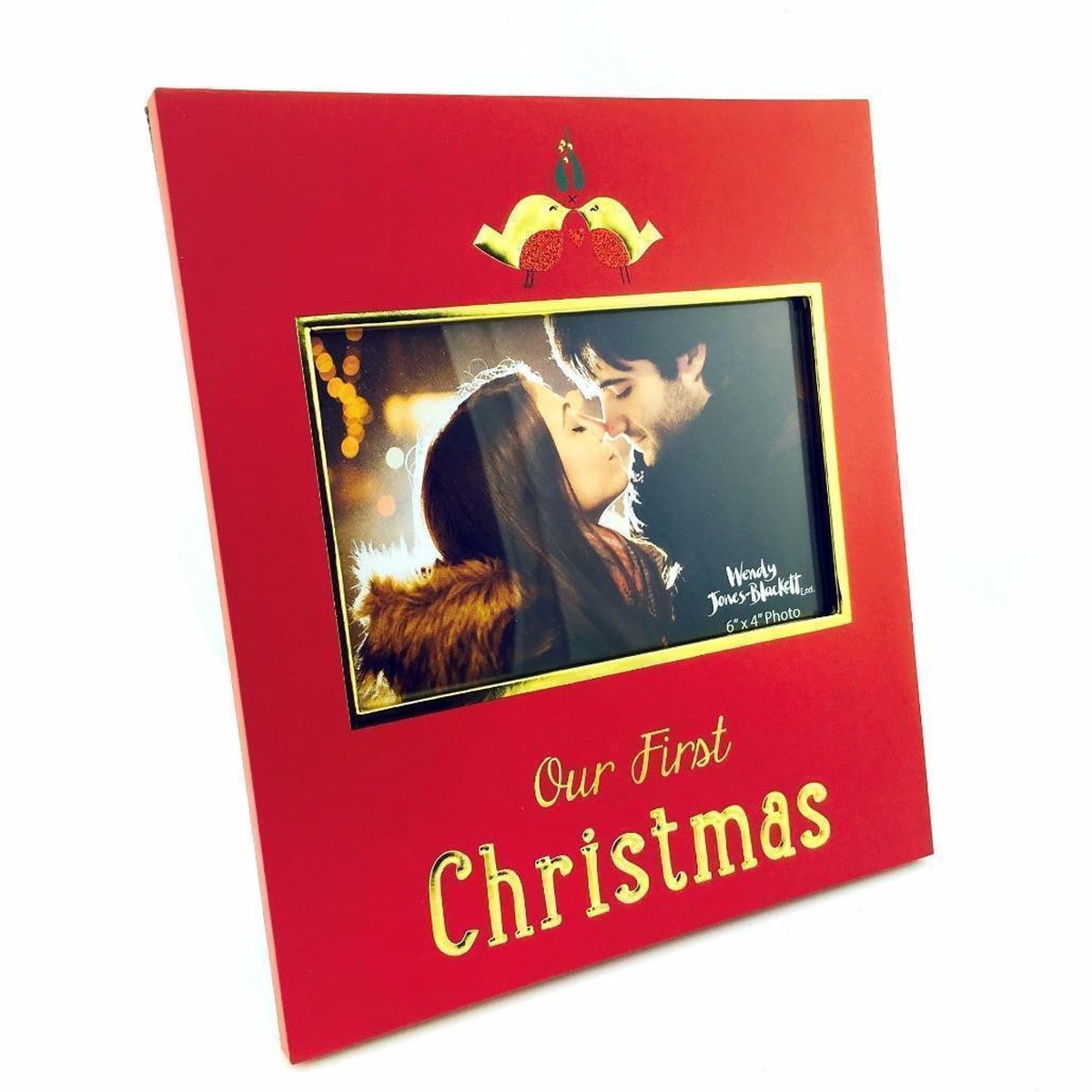 Wendy Jones Blackett Photo Frame – Our First Christmas – 6″ x 4″ – XM1472