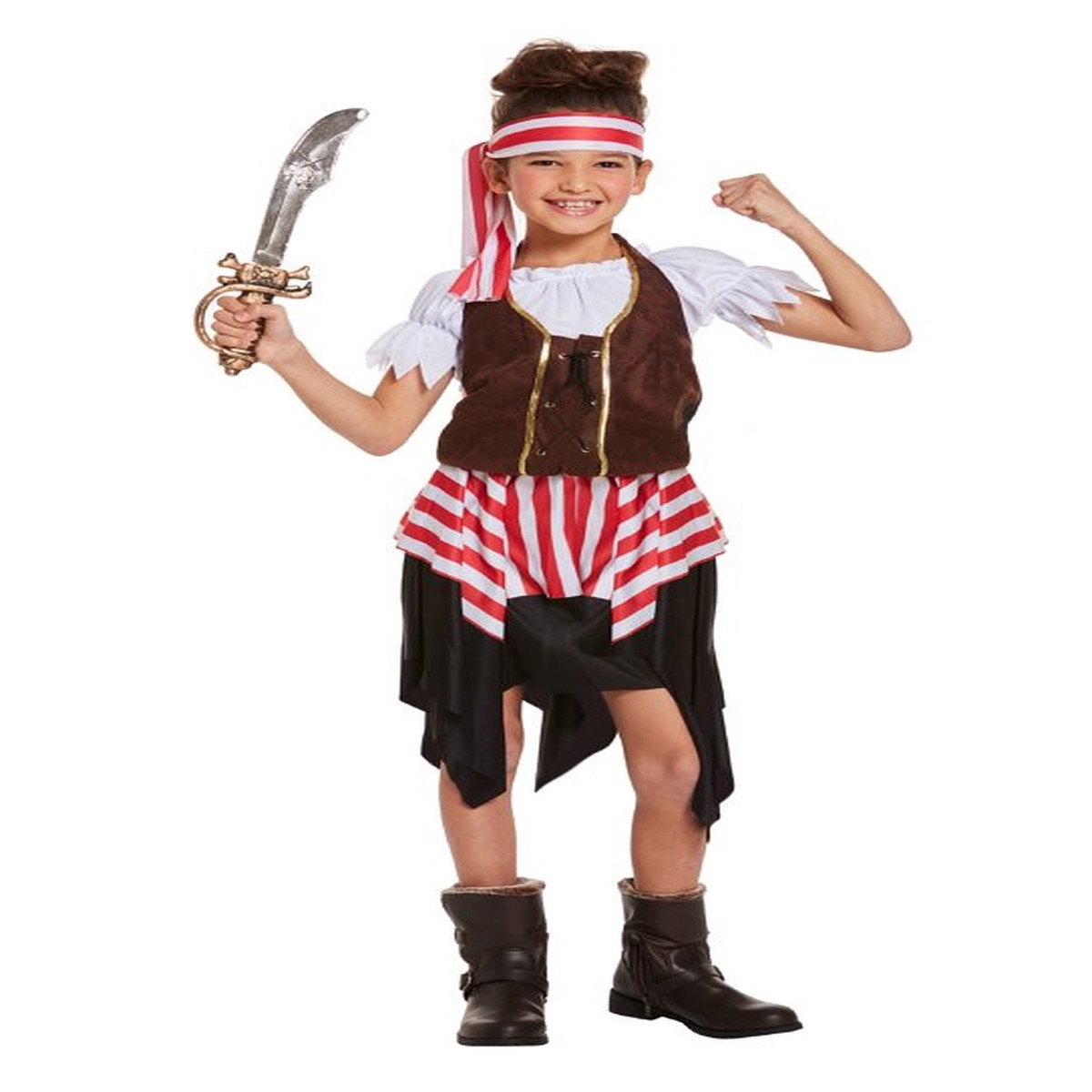 Children’s Buccaneer Pirate Costume For 7-9 Years