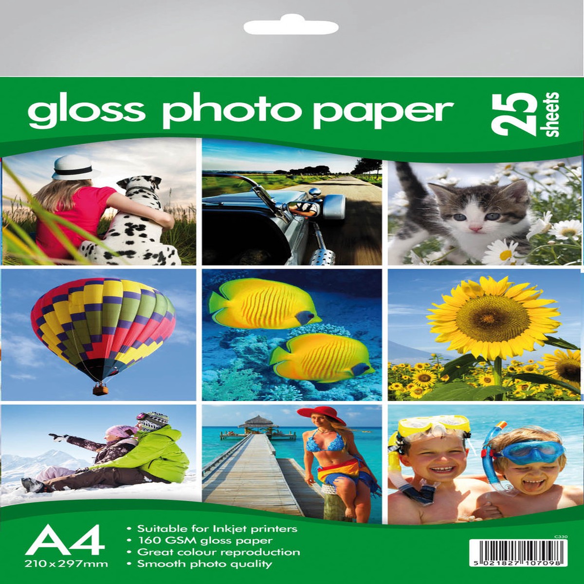25 A4 Gloss Photo Paper 160gsm