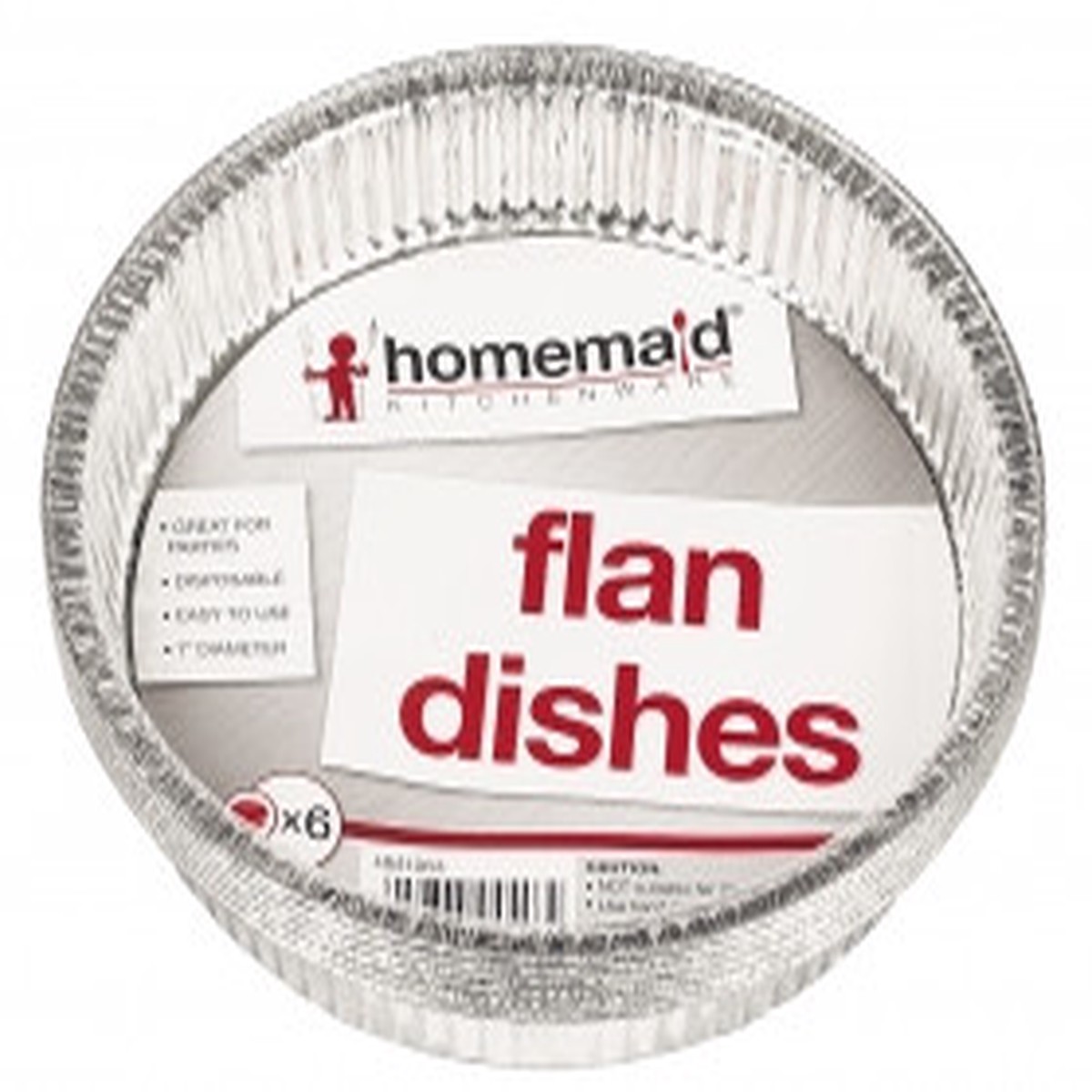 6 Flan Dishes