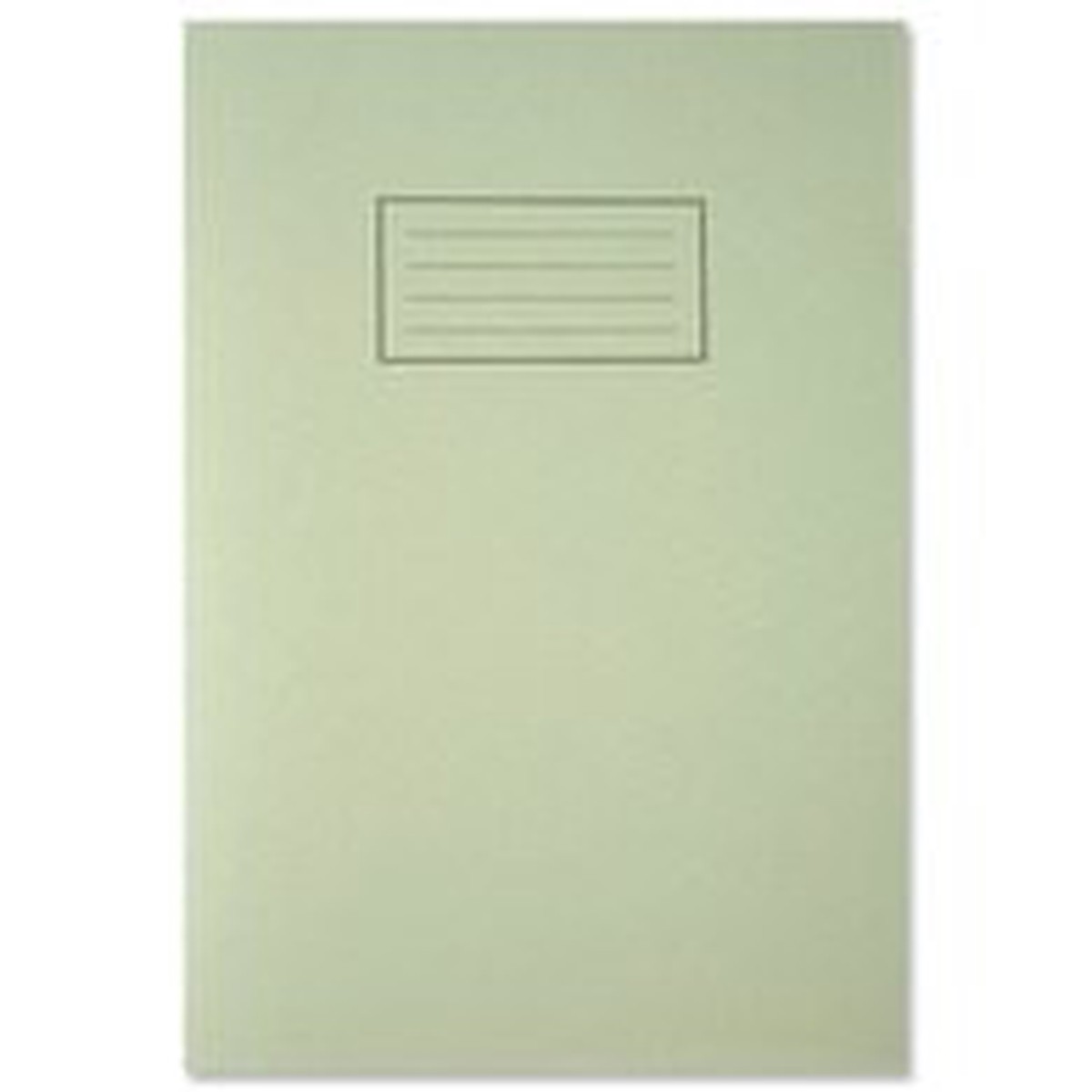 A4 Green Exercise Book - Lined with Margin