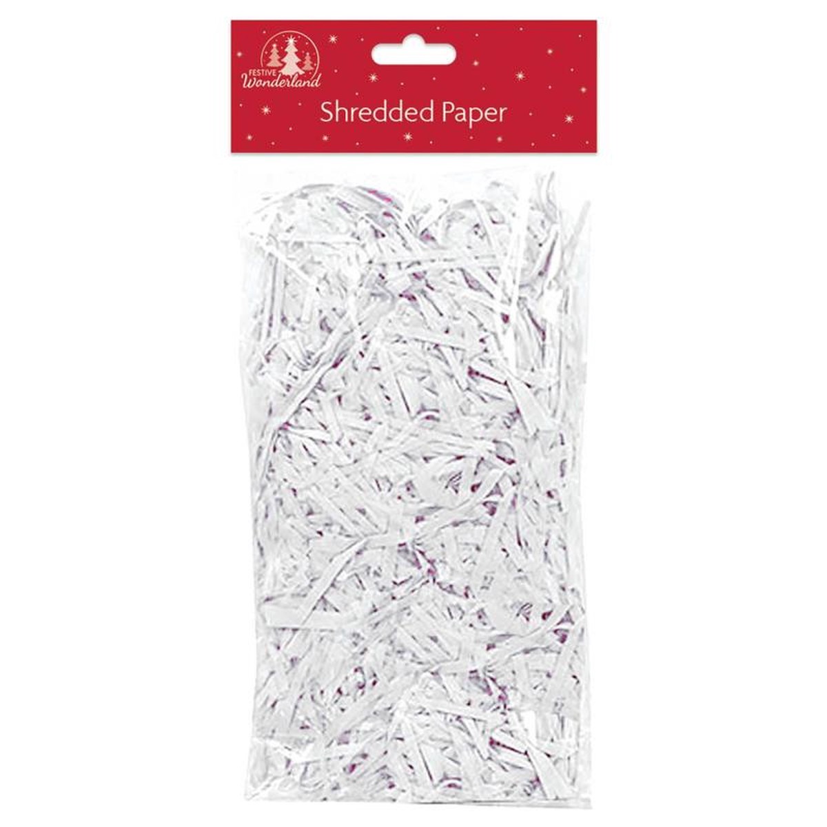 Christmas White Shredded Tissue Paper