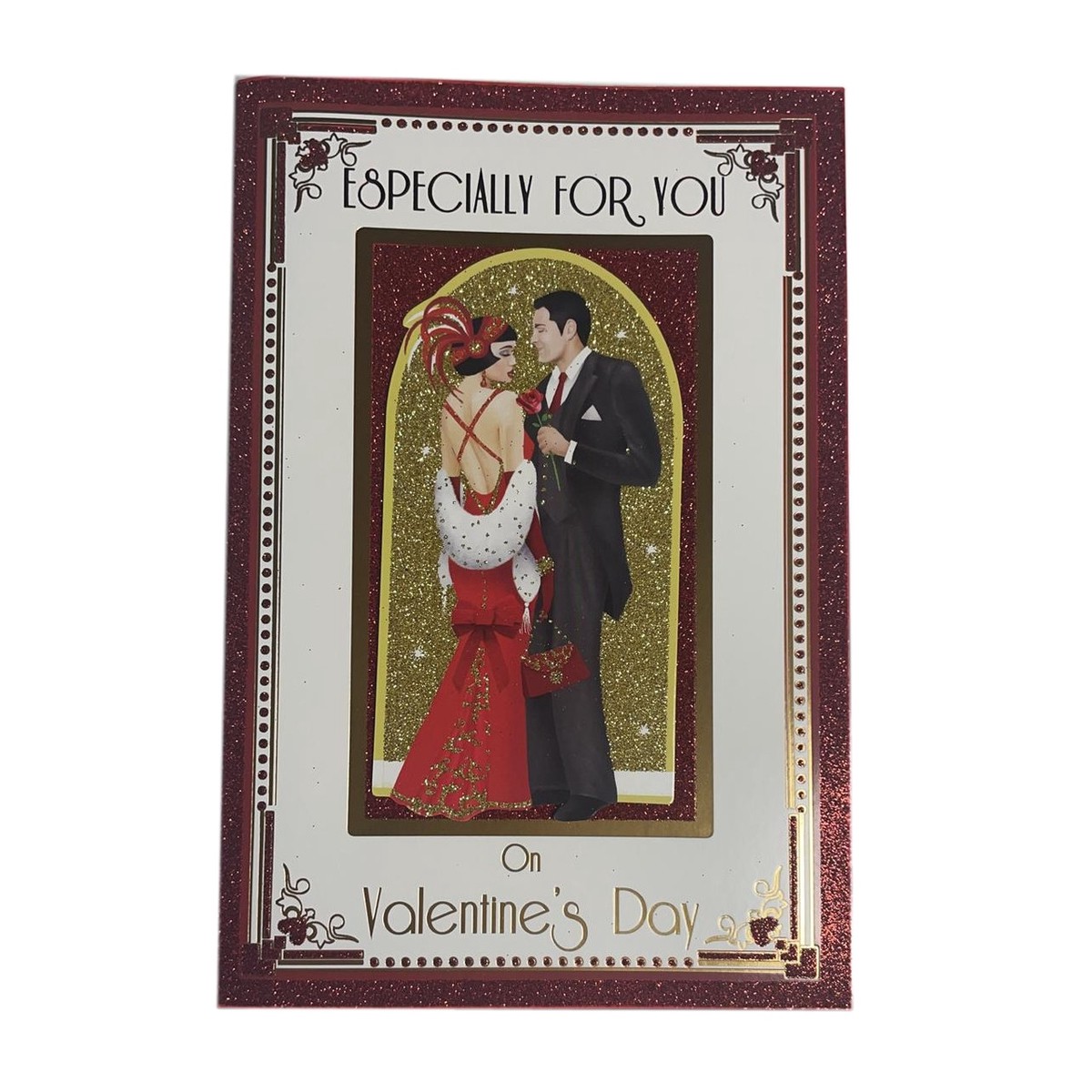 Especially For You Beautiful Couple Design Open Valentine’s Day Card