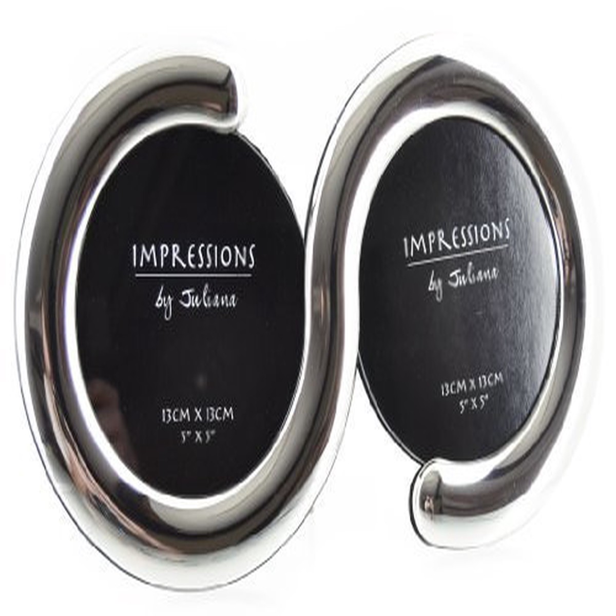 Impressions Silverplated Double `S` Shaped Frame 5″ x 5″