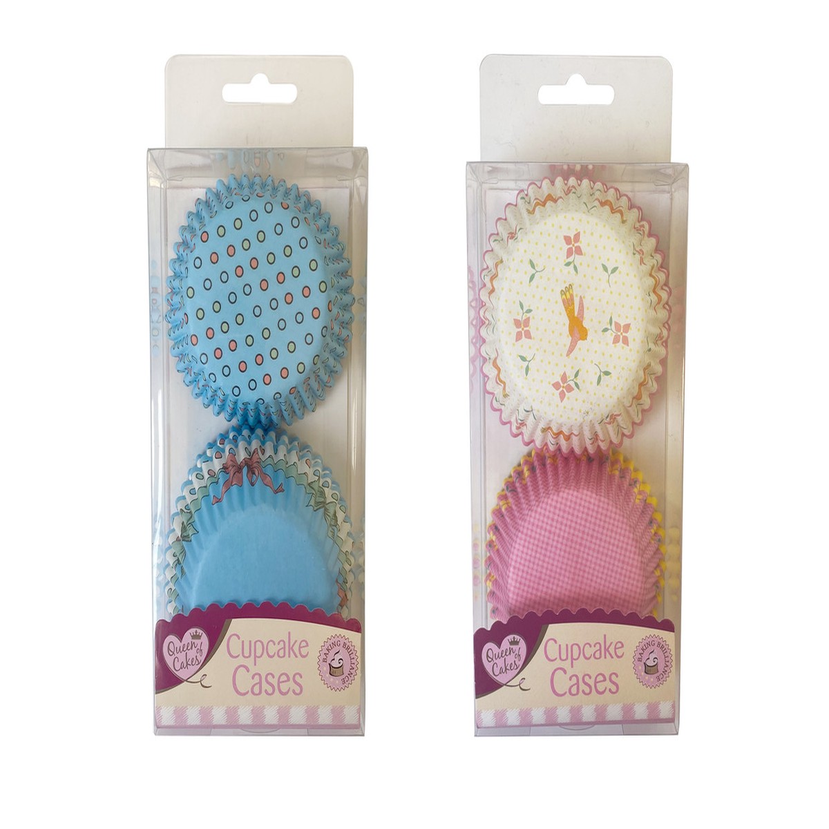 Pack of 60 Flower Design Cake Cases