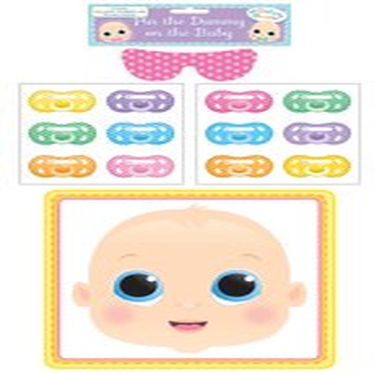 Set of 14 Pieces Pin The Dummy On The Baby