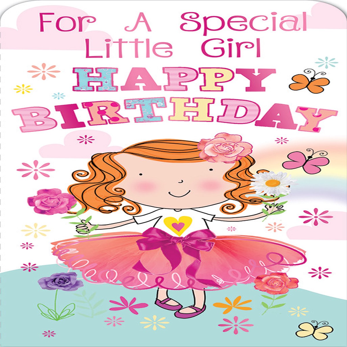 For a Special Little Girl Open Birthday Luxury Gift Money Wallet Card