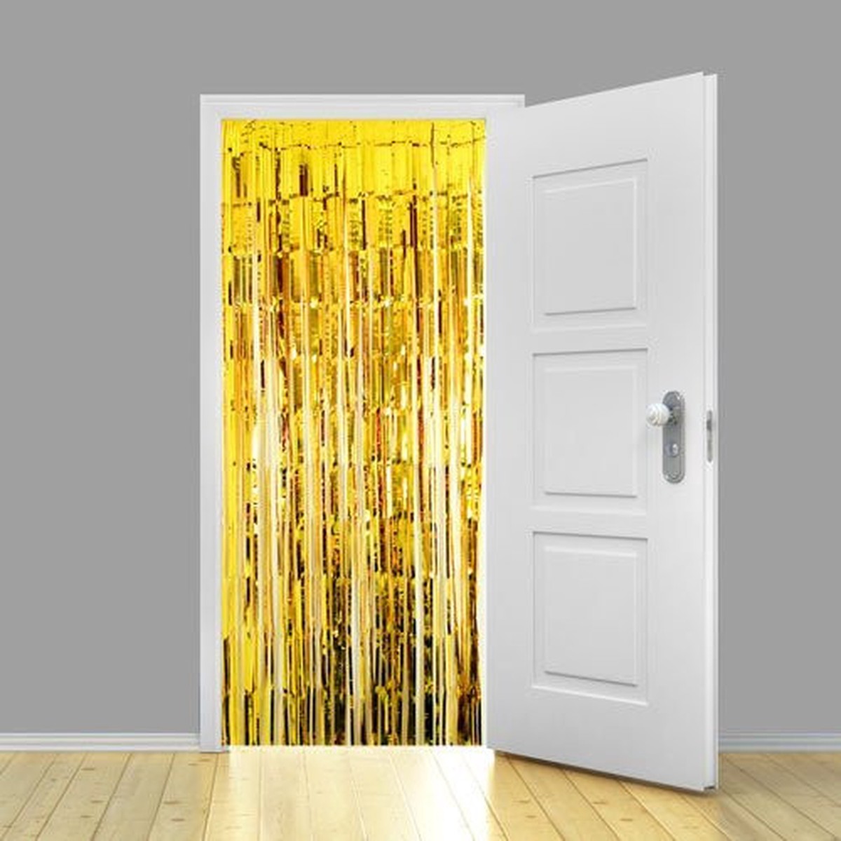 Gold Metallic Shimmer Curtain – 91cm x 240cm