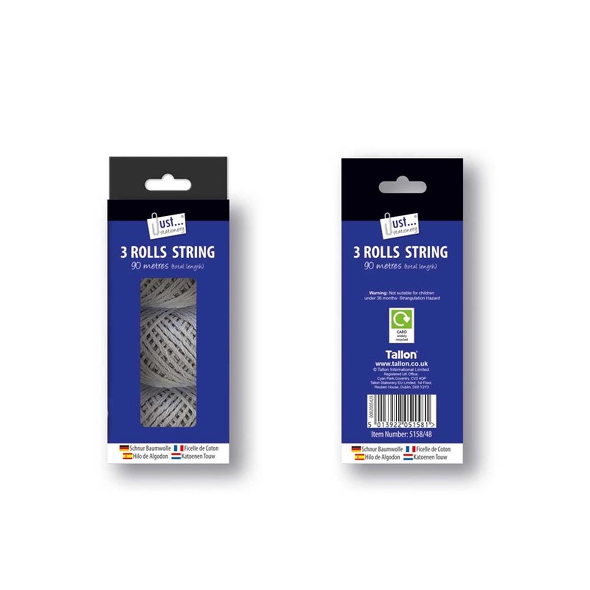 Pack of 3 Just Stationery String Balls