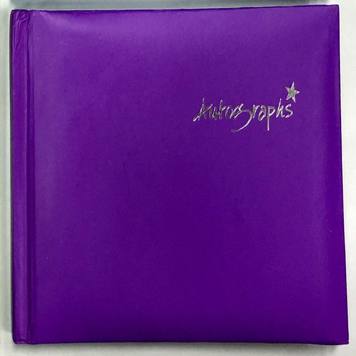 Purple Autograph Book 100 pages – Signature End of Term School Leavers