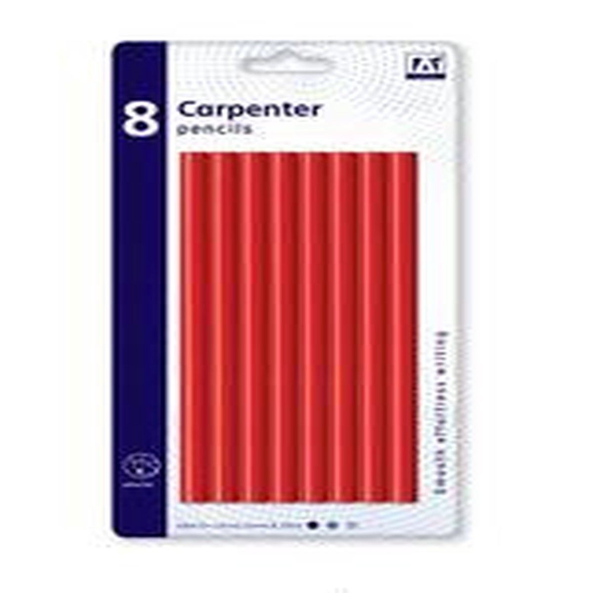 Pack of 8 Stationery Carpenter Pencils