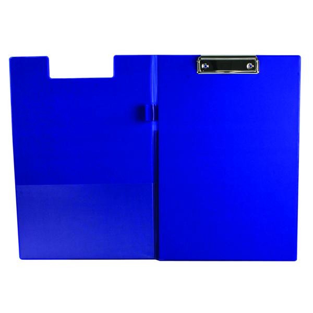 Q-Connect PVC Foldover Foolscap Blue Clipboard