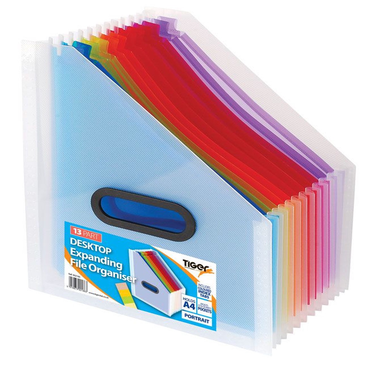 13 Multi Coloured Portrait Part Desk Top Organisers