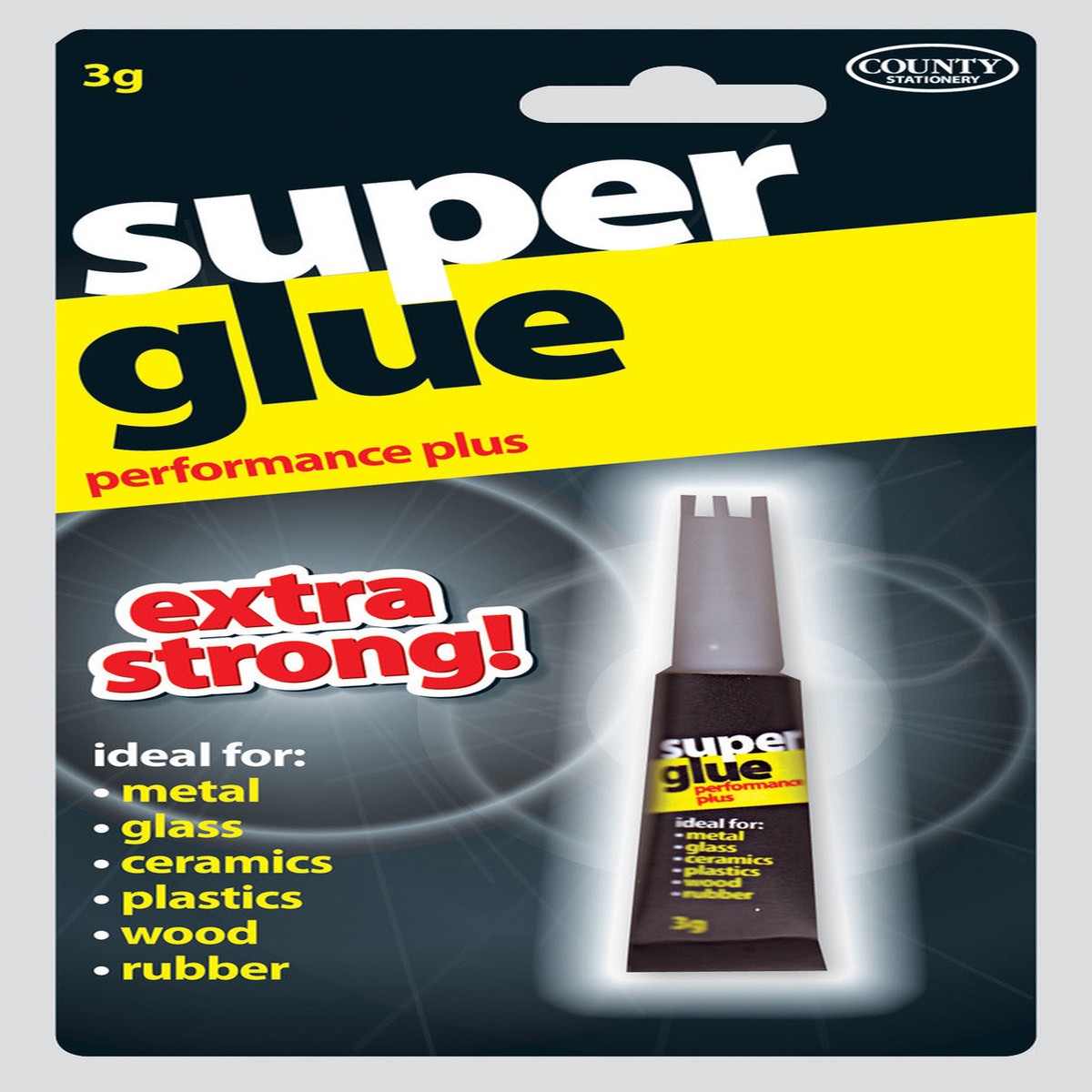County Extra Strong Super Glue 3g