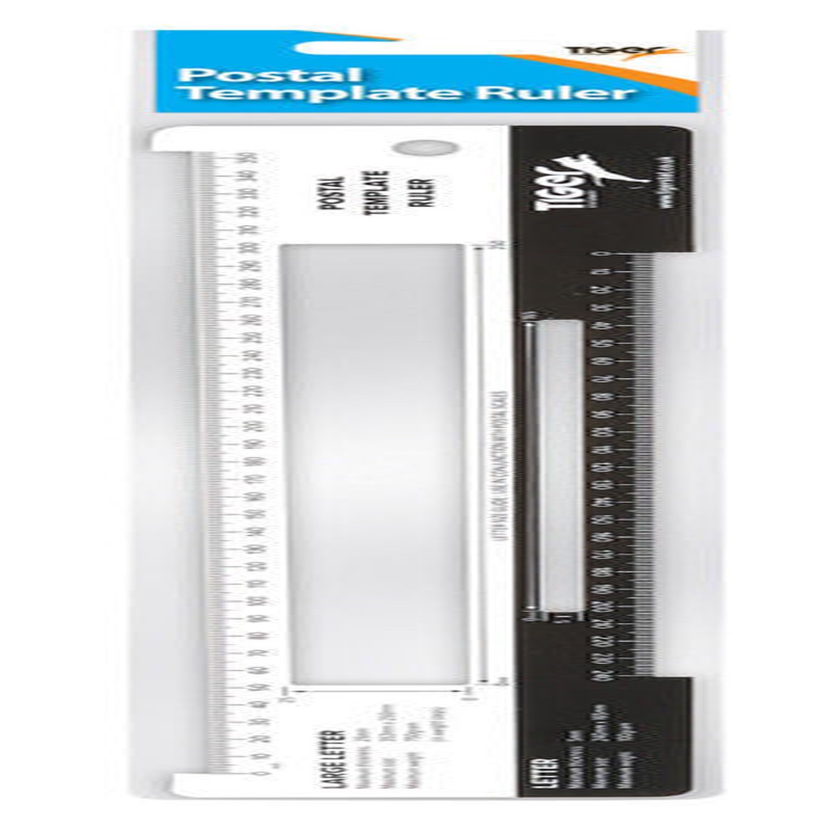 Postal Template Ruler