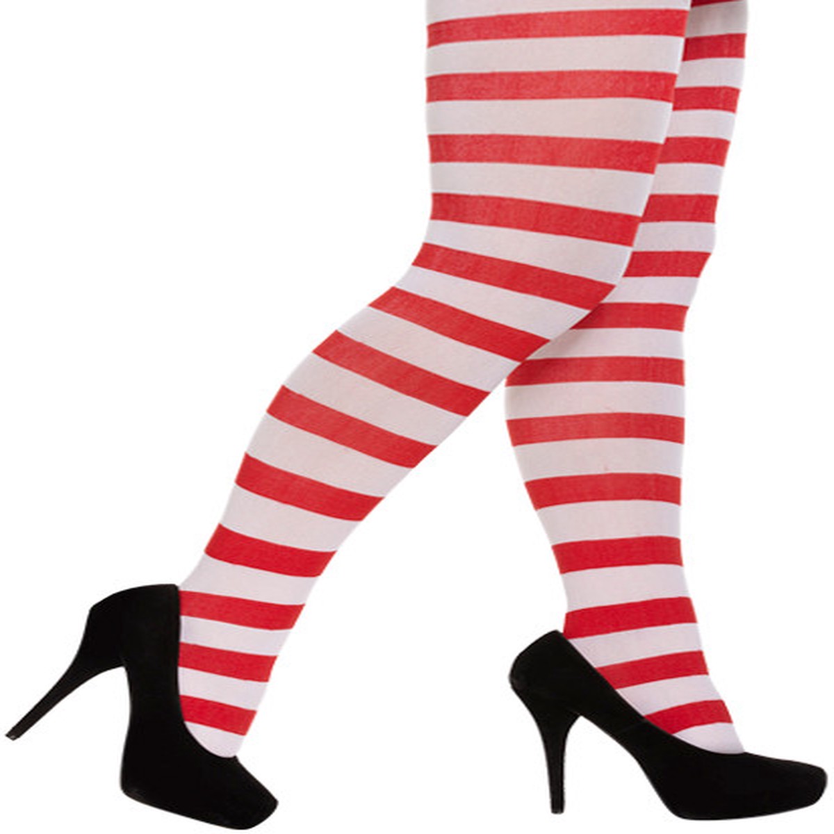 Adult Red & White Tights