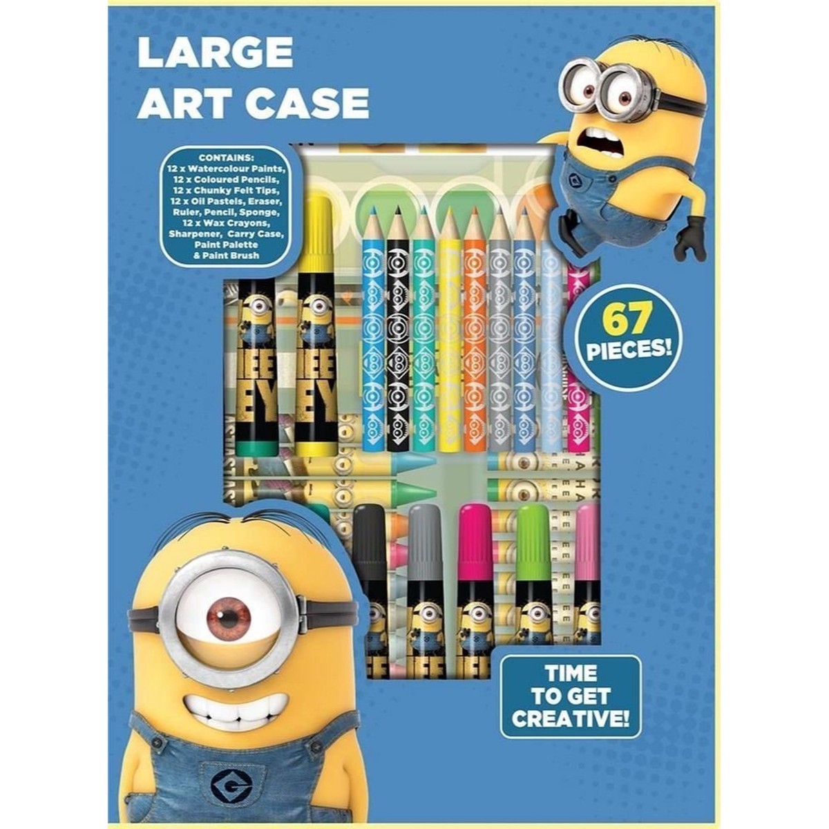 Despicable Me Minions 67 Piece Large Art Case