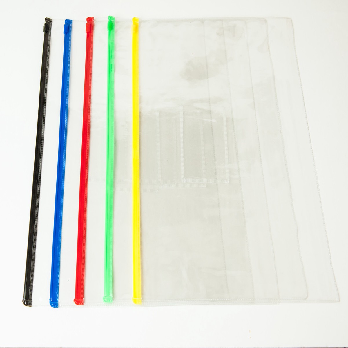 Pack of 12 A3 Red Zip Zippy Bags