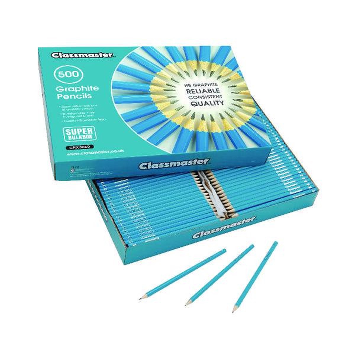 Pack of 500 Classmaster HB Pencils