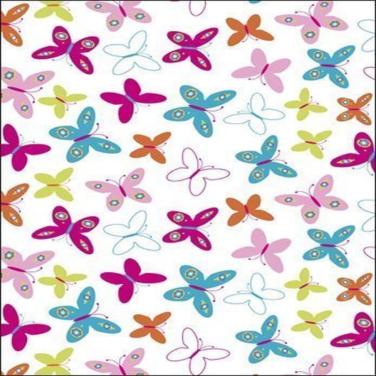 Pretty Butterfly Wrapping Paper (Pack of 2)