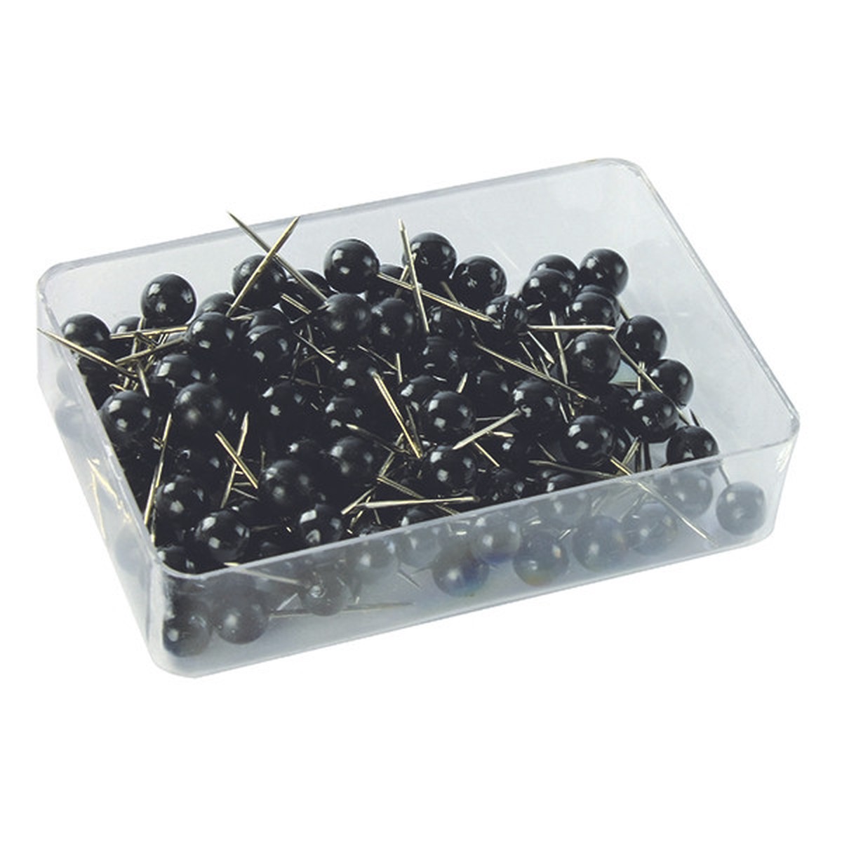 Pack of 100 Black Map Pins