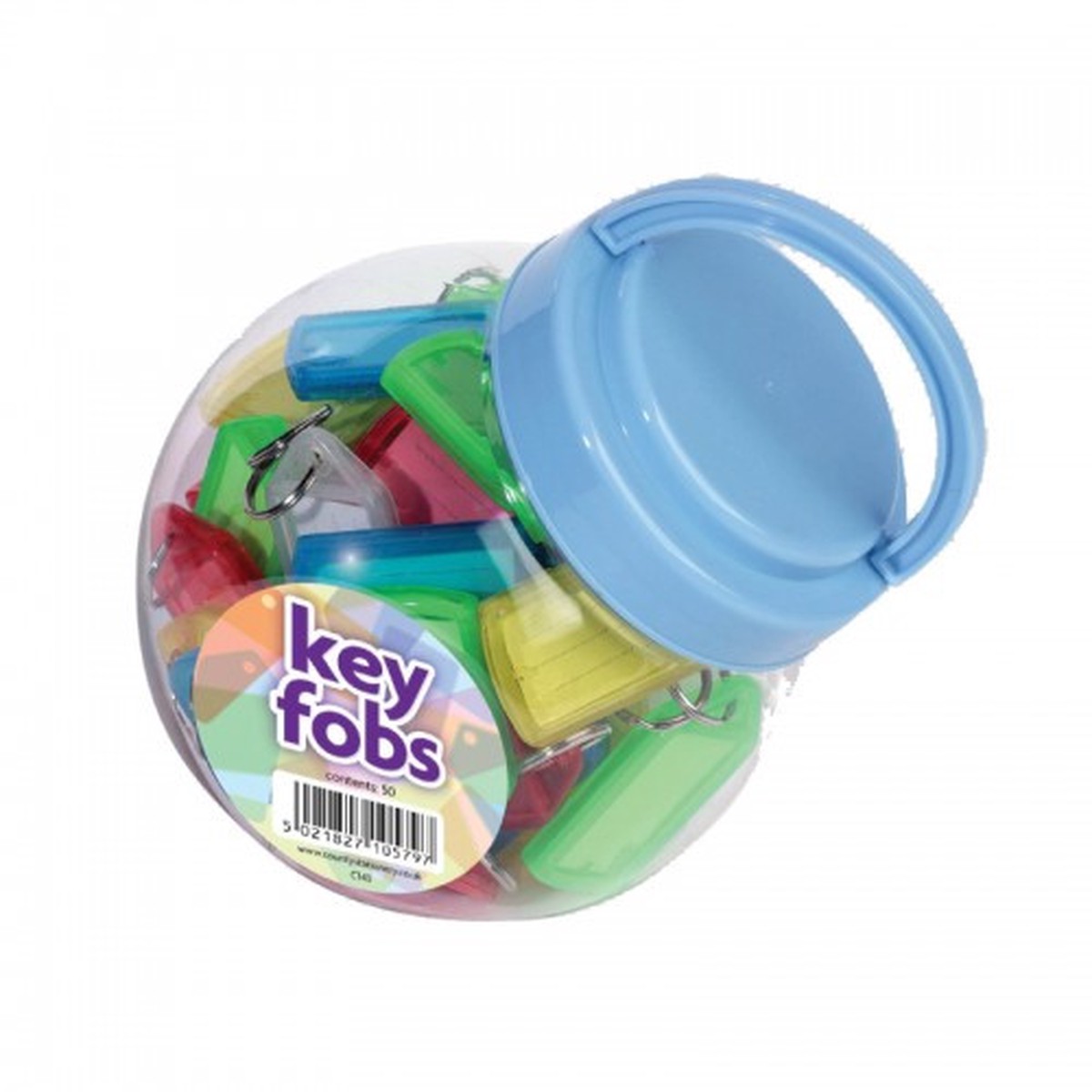 Pack of 50 Jar Key Fobs